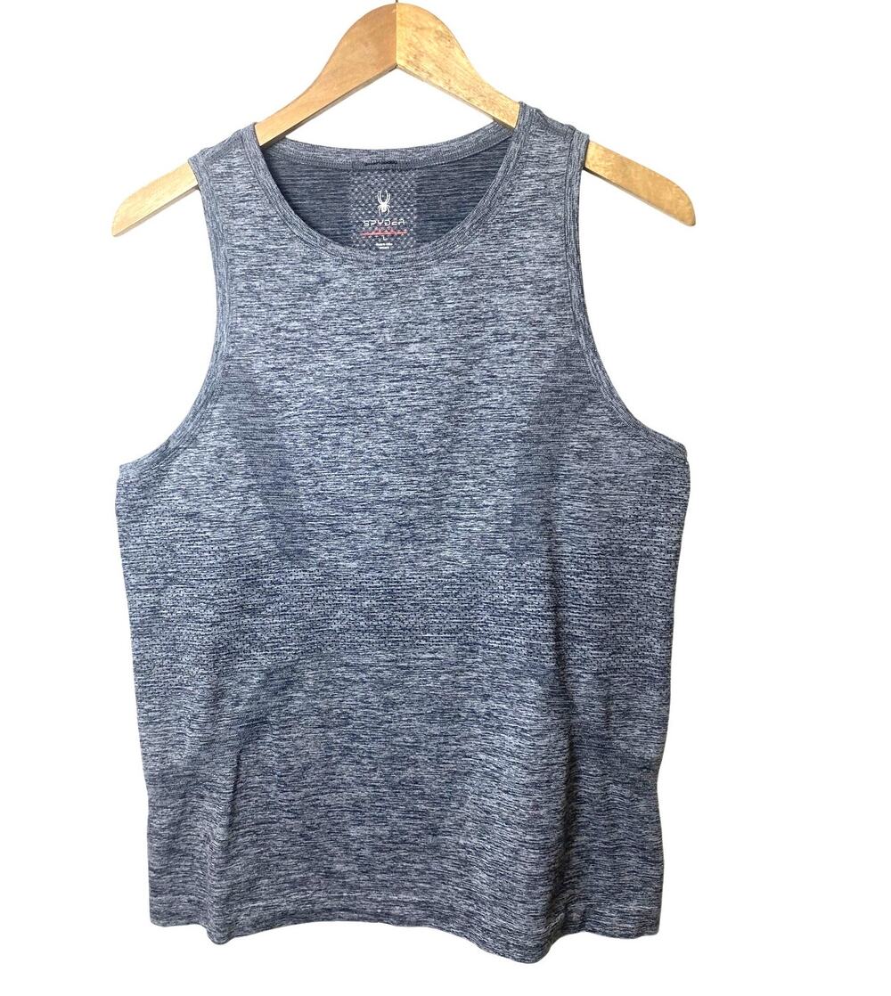 Spyder Gray Athletic Tank Top Women's Size Large